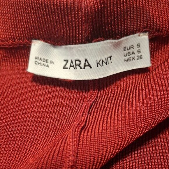 Zara Jumpsuit Women's Shoulder Tie Wide Leg Fashionable Luxury Style Size Small - Picture 8 of 10